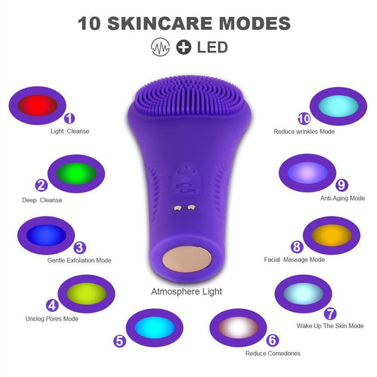 Ultrasonic Silicone Face Cleaner