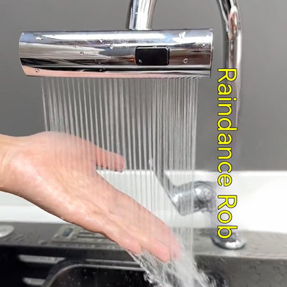 Robinet de cuisine cascade anti-éclaboussures, buse rotative universelle, rallonge multifonctionnelle, accessoires de cuisine